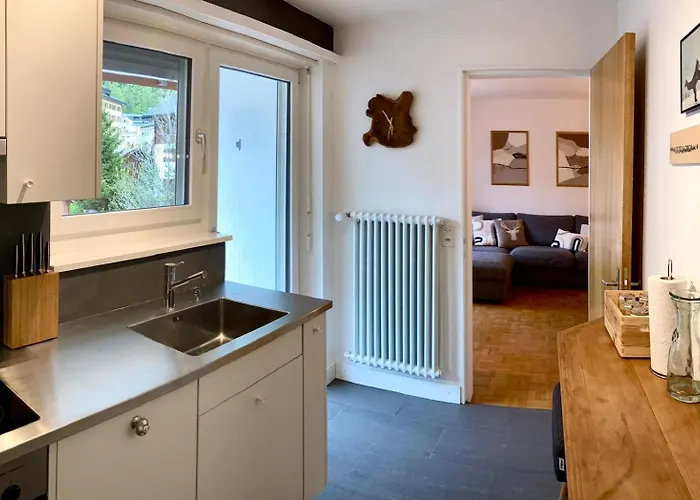 아파트 Views And Location In Leukerbad!