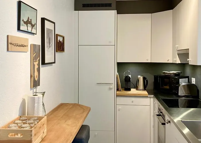 아파트 Views And Location In Leukerbad! *